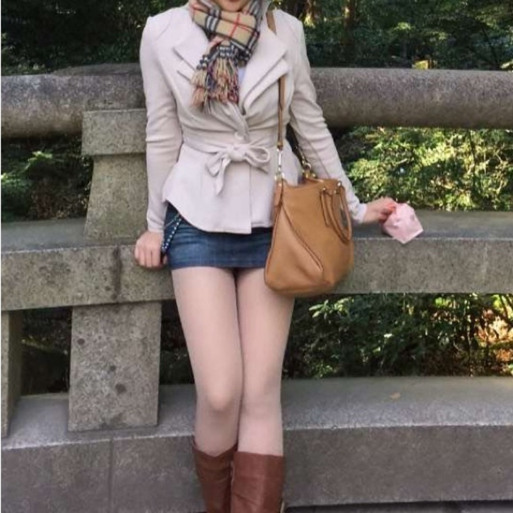 Lioness Beige Jacket with Belt